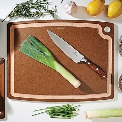 Epicurean Gourmet Series Cutting Board with Juice Groove, 19.5-Inch by 15-Inch, Nutmeg/Natural - Image 2