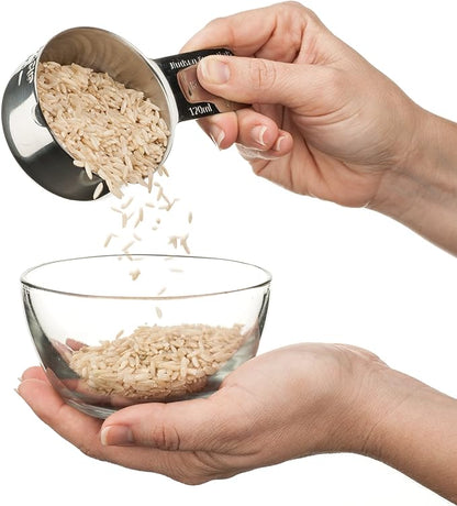 Hudson Essentials Stainless Steel Measuring Cups Set (6 Piece Set) - Image 5