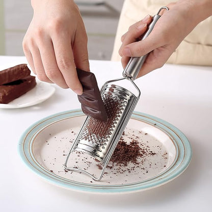 Tongjude Stainless Steel Cheese Grater Set, Set of 5 Kitchen Grater & Peeler & Slicer, Lemon Zester with Cleaning Brush for Vegetable, Fruit, Chocolate - Image 3