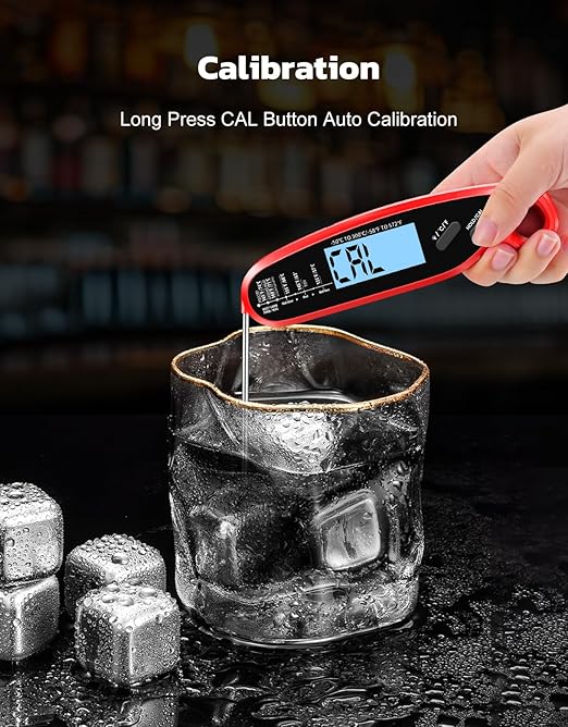 Instant Read Meat Thermometer Digital with Dual Probe, Food Thermometer for Cooking & Grilling, Large Backlit & Calibration, for Kitchen/Oven/Grill/Smoker/BBQ/Candy/Oil/Fry, Gifts for Mom & Dad - Image 7