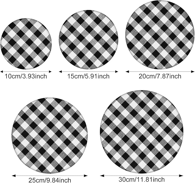 Reusable Bowl Covers, 5 Size Stretch Cloth Bowl Covers for Bread Proofing, cloth Fabric bowl Cover for Food Fruits Leftover (P)