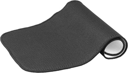 iDesign iDry Fabric Mini Kitchen Countertop Absorbent Dish Drying Mat , 18" x 9" - Black - Image 5