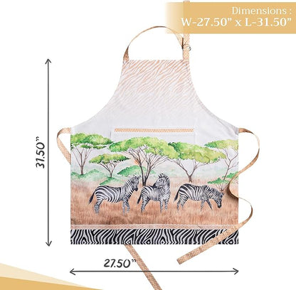Maison d' Hermine 100% Cotton Apron for women with Pocket Kitchen Chef Apron for Men Cooking Mothers Day Gifts - Image 4