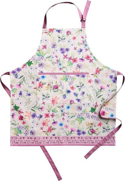 Maison d' Hermine 100% Cotton Apron for women with Pocket Kitchen Chef Apron for Men Cooking Mothers Day Gifts by MaisondHermine