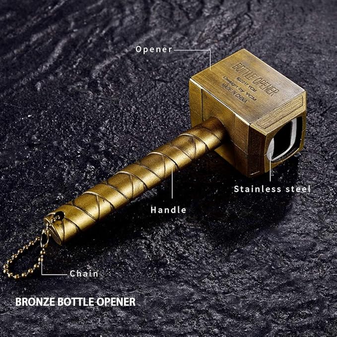 Lmaytech Beer Bottle Opener, Gifts for Man, Dad, Him, Husband, Boyfriend