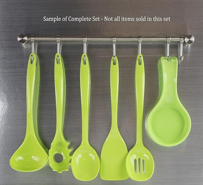 Reston Lloyd Melamine Soup Ladle Kitchen Utensil, Premium Quality Utensil with Heat Resistant Ergonomic Handle, Durable BPA-Free Plastic, 10.5 inch long, One Piece, Lime - Image 4