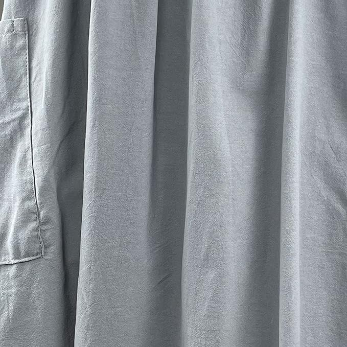Uaussi Cotton Linen Apron Cross Back Work Apron for Women with Pockets Pinafore Dress X Cross Halter Apron for Chef Gardening - Image 3