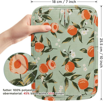 BONTHEE Pot Holders for Kitchen Heat Resistant Hot Pads for Countertops Oven Pot Holders Cotton Potholders for Kitchen Cooking Baking - 2PCS