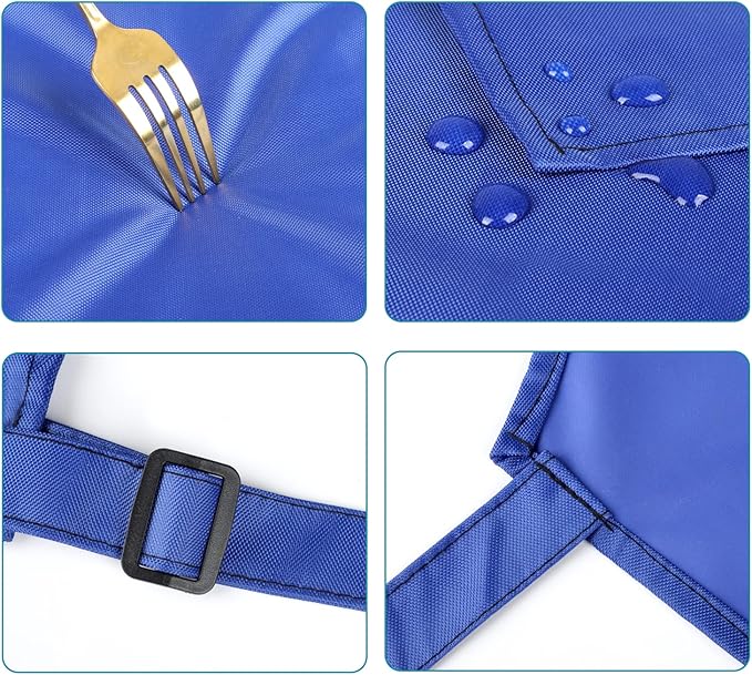 Gotega Waterproof Rubber Vinyl Apron Adjustable Dishwasher Apron - Apron for Women Men Heavy Duty Work Apron - Image 5