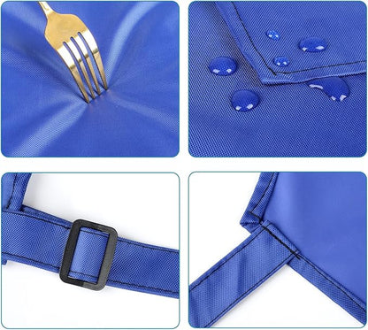Gotega Waterproof Rubber Vinyl Apron Adjustable Dishwasher Apron - Apron for Women Men Heavy Duty Work Apron - Image 5