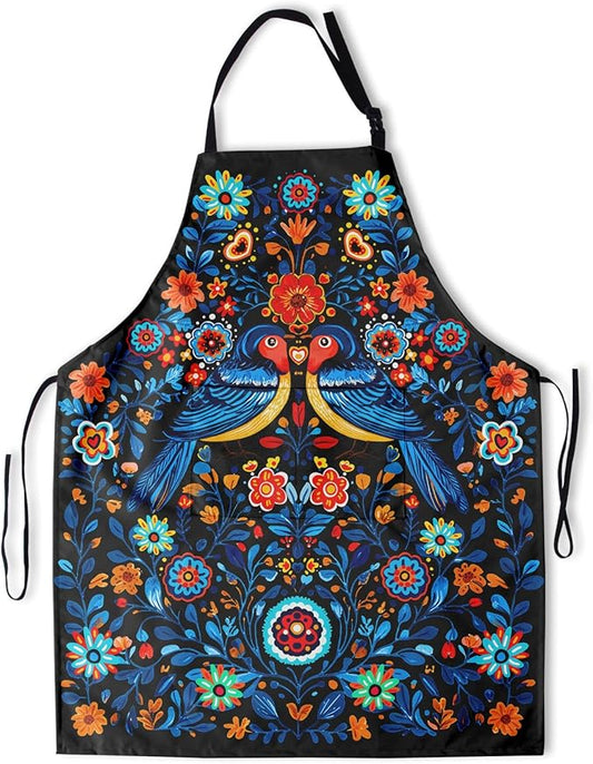 Funny Apron Polyester Grooming Aprons with Pocket for Cooking Kitchen Grilling Adults