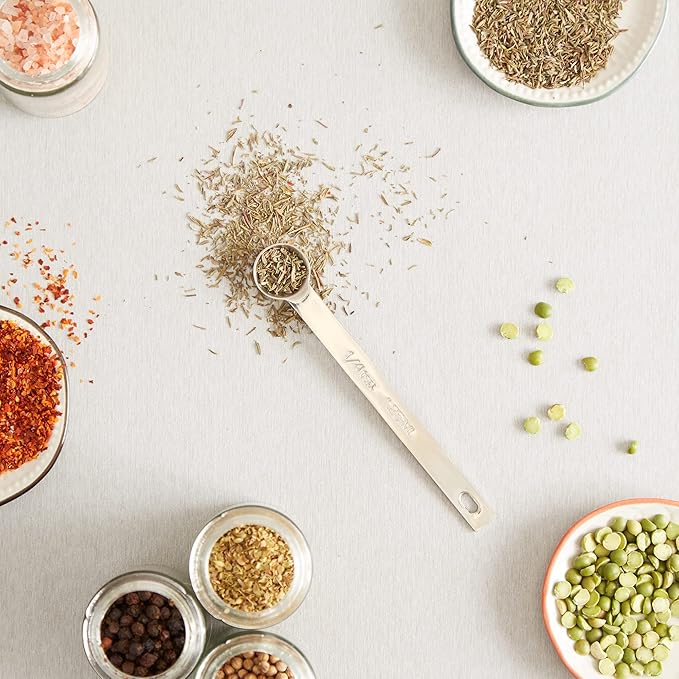 RSVP International Endurance Kitchen Collection Open Stock Measuring Spoon, Stainless Steel, Dishwasher Safe, 0.25-Teaspoon - Image 4