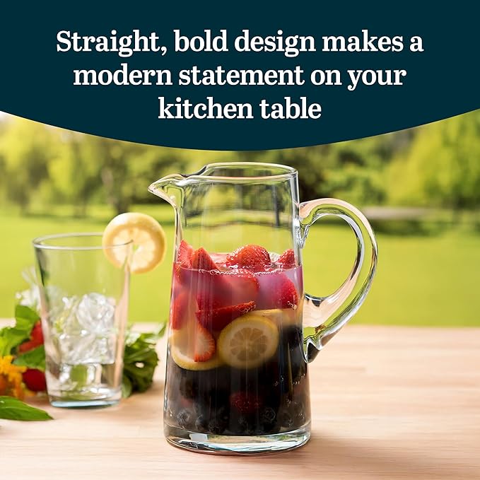 Libbey Cantina Glass Pitcher in Gift Box, 79.3 oz, Clear - Image 2