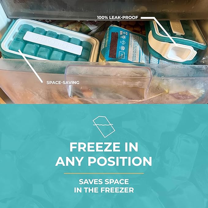 ICEBREAKER POP 2.0 2024: Make And Serve Ice Without Ever Touching The Ice | The Sanitary Silicone Ice Cube Tray for Freezer | Patented Ice Trays for Freezer | This Ice Cube Maker Makes 18 Cubes - Image 4