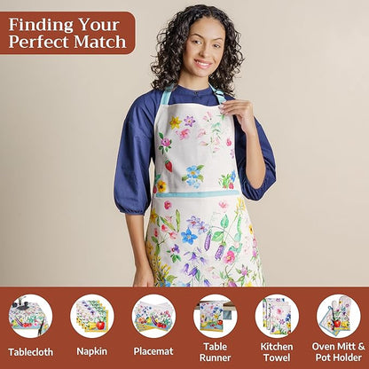 Maison d' Hermine 100% Cotton Apron for women with Pocket Kitchen Chef Apron for Men Cooking Mothers Day Gifts - Image 4