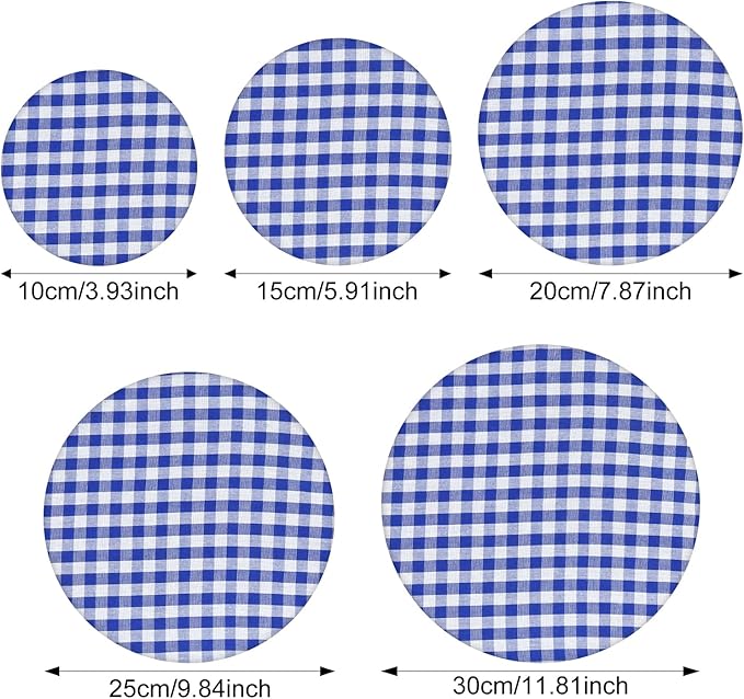 Reusable Bowl Covers, 5 Size Stretch Cloth Bowl Covers for Bread Proofing, cloth Fabric bowl Cover for Food Fruits Leftover (M)