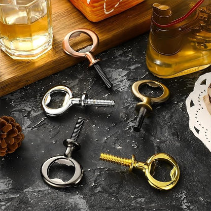 Patelai 30 Pieces Metal Bottle Opener Kit Blank Stainless Steel Bottle Opener Inserts Hardware for Wedding Wine Party DIY Project Craft Wood Turning - Image 4