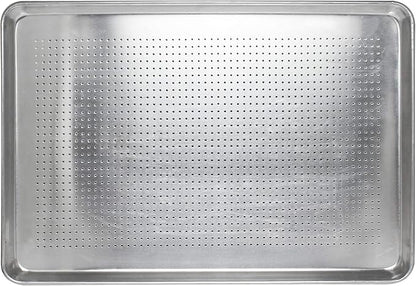 Excellante 18" X 26" Full Size Aluminum Sheet Pan, Perforated, Comes In Each