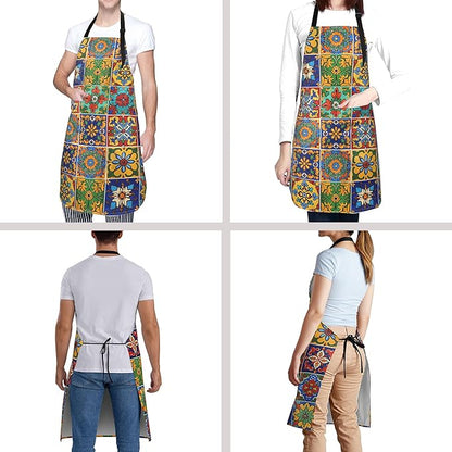 Funny Apron Polyester Grooming Aprons with Pocket for Cooking Kitchen Grilling Adults