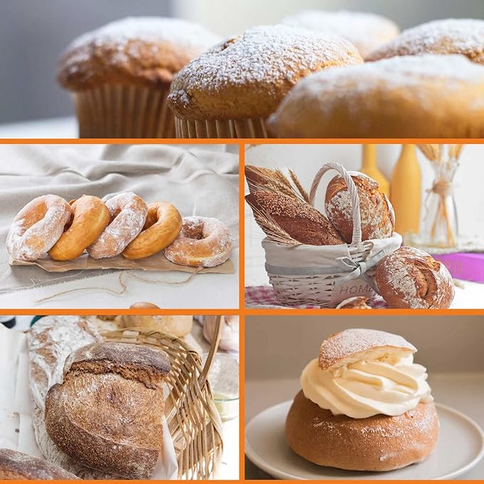 HULISEN Pastry Cutter, Dough Blender, 3 Cup Flour Sifter and Biscuit Cutter, Stainless Steel Dough Cutter, Professional Baking Dough Tools for Cooking Cookies and Donuts(4 Pcs/Set) - Image 7