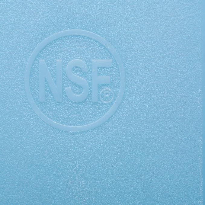 18 x 12 Large Blue Plastic Cutting Board for Fish, Seafood, Shellfish - 1/2 Inch Thick HDPP, NSF and Commercial Grade - Image 4
