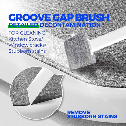 Holikme 7 Pack Deep Cleaning Brush Set, Scrub Brush, Grout Brush, Pool Brush, Scrub Pads with Scraper Tip Scouring Pads, for Pool Walls, Bathroom, Floor, Bike, Tub, Shower and Kitchen Surface (Brown) - Image 5