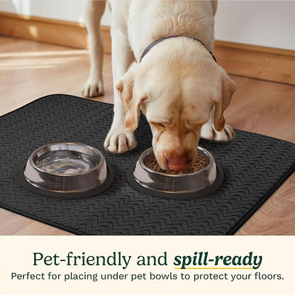 Cuisinart Dish Drying Mats for Kitchen Counter - (2) 18" x 24" Ultra Absorbent Dish Drying Mat XL - Foldable, Machine Washable, Fast Drying Dish Mat (Geostripe) - Image 5