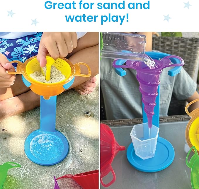 hand2mind Starter Science Funnels, Science Lab Equipment, Sand Sifter, Water Table Toys, Sensory Play Toys, Educational Science Kits, Kids Chemistry Set, Science Supplies for Classroom - Image 5