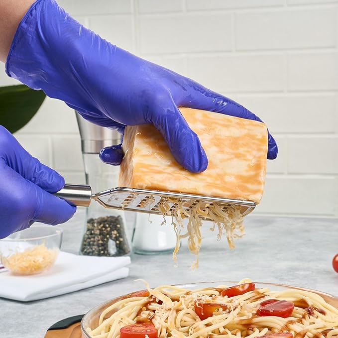 Restaurantware Stainless Steel Coarse Cheese Grater - German Standard Lemon Zester with Ergonomic Handle, Sharp Blades, Dishwasher Safe - Handheld Kitchen Grater for Parmesan, Garlic, Ginger - Image 4
