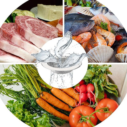 MR.SIGA Kitchen Sink Strainer, Stainless Steel Sink Drain Strainer, Dishwasher Safe, Outer Diameter 4.4 inch/11.2cm, Inner Diameter 3 inch/7.6cm, Pack of 3 - Image 6