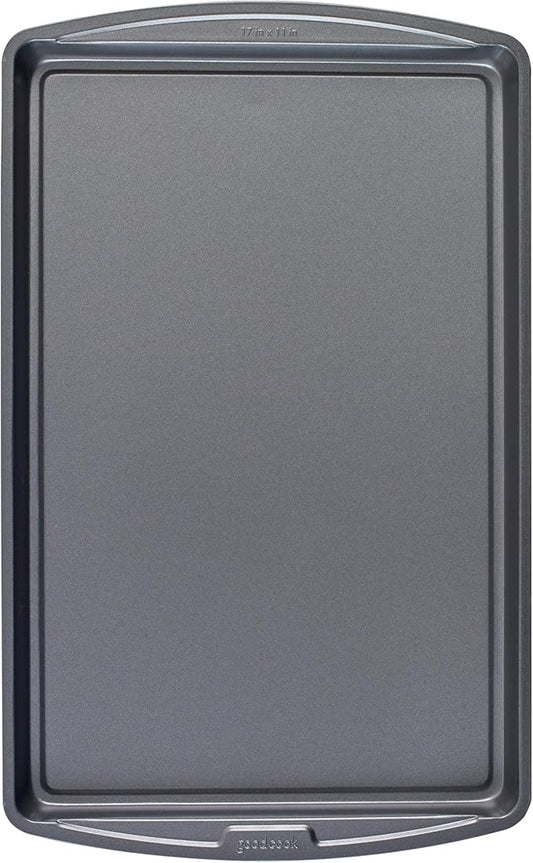 GoodCook Everyday Nonstick Steel Baking Sheet, 17 x 11-Inch, Gray by GoodCook