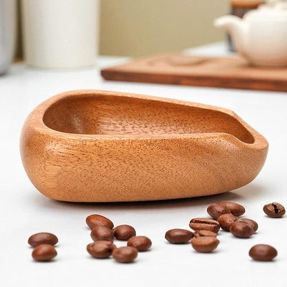 Coffee Bean Dosing Cup – Single Tray Walnut Wood Espresso Accessories Measuring Tool for Tea Enthusiasts, Bar Use, Camping Gym & Home Use, Barista Quantitative Tool to Reduce Coffee Static Electricity - Image 4
