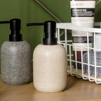 GalDal Soap Dispenser Beige,Hand Soap Lotion Dispenser for Bathroom Countertop,Soap Dispenser for Kitchen. - Image 3