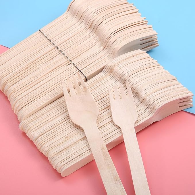 Perfect Stix Disposable Wooden Forks, 6" pack of 1000 - Image 6