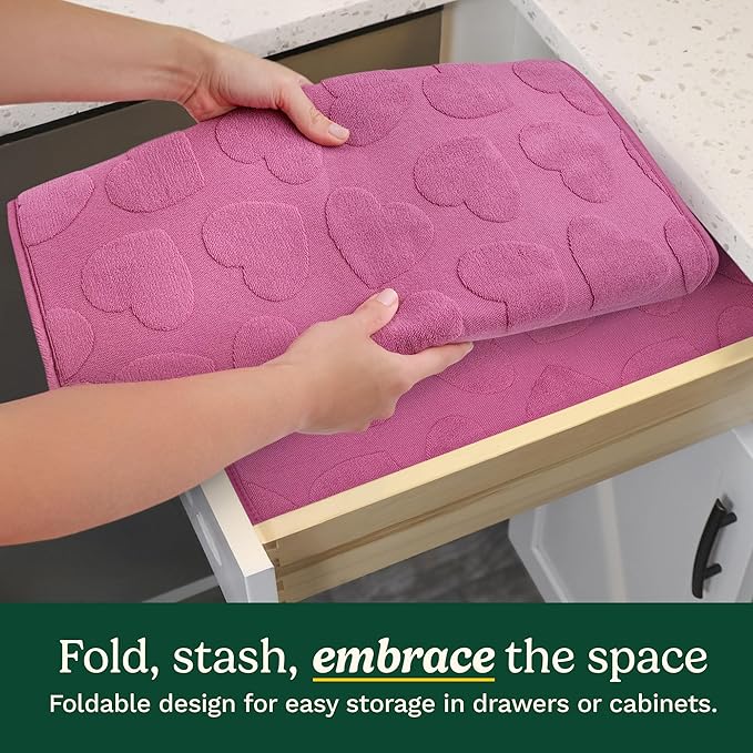 Cuisinart Dish Drying Mats for Kitchen Counter - (2) 18" x 24" Ultra Absorbent Dish Drying Mat XL - Foldable, Machine Washable, Fast Drying Dish Mat - Image 4
