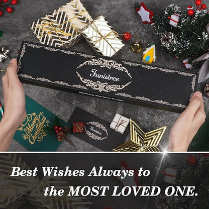 Funistree Best Uncle Ever Gifts for Men Uncle, 8 inch Professional German High Carbon Stainless Steel Chef Knife, Kitchen Cooking Knife Gifts for Birthday, Gifts for Uncle Men