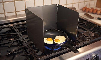 Fox Run Splatter Shield, 3 Sided Frying Splatter Guard For Stove Top, 9" x 10.25" - Image 2