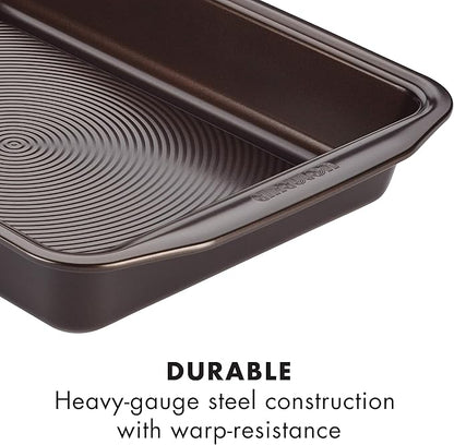Circulon Nonstick Bakeware, Nonstick Cookie Sheet/Baking Sheet - 10 Inch x 15 Inch, Chocolate Brown (Pack of 2) - Image 5