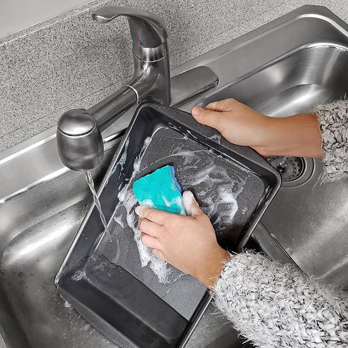 O-Cedar Scrunge Non-Scratch Scrub Sponge Multi-Use,All-Purpose,Odor-Resistant,Scrubbing Sponge Safely Cleans All Hard Surfaces in Kitchen and Bathroom,6 Count (Pack of 2) - Image 8