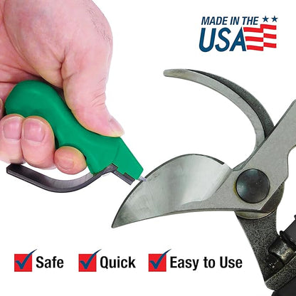 AccuSharp Large Garden Tools and Lawn Mower Blades Sharpener, Ideal for Loopers, Pruners and Shears, Safe, Easy-to-Use, Made in the USA - Image 5