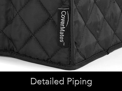 Covermates Keepsakes Mixer Cover Dust Protection - Stain Resistant - Washable Appliance Cover, Black