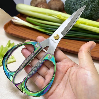 Kitchen Scissors All Purpose Heavy Duty Kitchen Shears for Food, Meat, Poultry, vegetable, Herbs| 7.5inches Utility Scissors for Cooking, Office, Fabric - Image 3