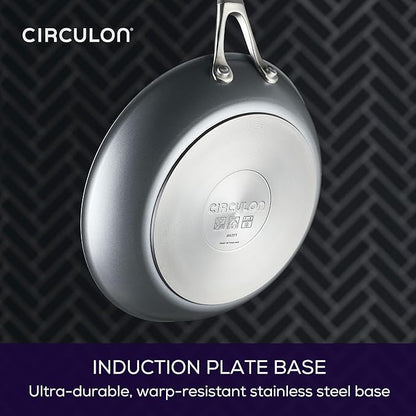 Circulon A1 Series with ScratchDefense Nonstick Induction Frying Pan Set, 6-Piece Cooking Pans Set, Induction Cookware, Graphite - Image 7