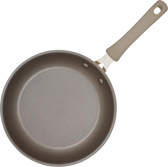 Rachael Ray Cook + Create Nonstick Frying Pan/Skillet, 10 Inch - Almond - Image 10