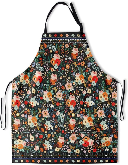 Funny Apron Polyester Grooming Aprons with Pocket for Cooking Kitchen Grilling Adults