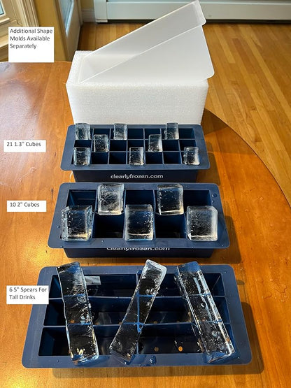 ClearlyFrozen Highest Rated (4.6 Star) Highest Capacity (Ten 2" Cubes) Clear Ice Tray - What Beats BEST and MOST? - Image 4
