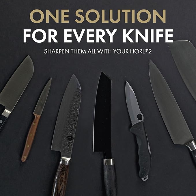 HORL 2 Pro Rolling Knife Sharpener - Kitchen Knife Sharpener for Razor Sharp Edges Made in Germany - Easy Knife Sharpening Kit with 3:1 Planetary Gear with Magnetic Holder with 15 & 20 Degrees - Image 5