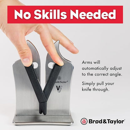 Brod & Taylor VG2 Professional Knife Sharpener | 3-Action Tungsten Carbide (Stainless Steel) - Image 4