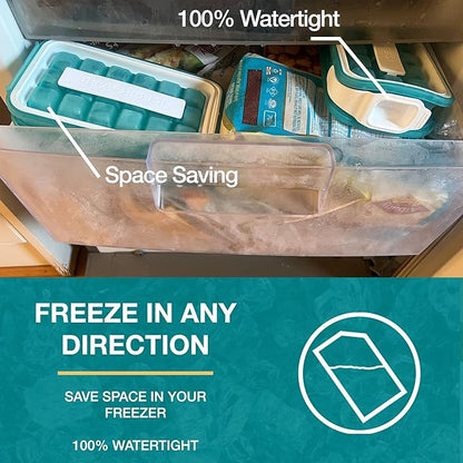 ICEBREAKER POP - 4 IN 1 - DISPENSER - MAKER - BIN - ICE PACK - Make And Serve Ice Without Ever Touching The Ice - The Sanitary Silicone Ice Tray for Freezer With Lid - Ice Cube - Image 4