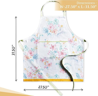 Maison d' Hermine 100% Cotton Apron for women with Pocket Kitchen Chef Apron for Men Cooking Mothers Day Gifts - Image 4